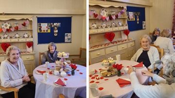 Love is in the air at Retford care home